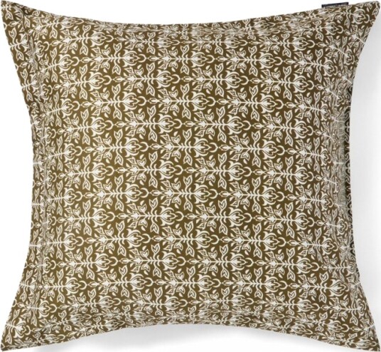 LEXINGTON Putevar med ornamentmønster – Olive/White 65x65cm LEXINGTON Putevar med ornamentmønster – Olive/White 65x65cm
