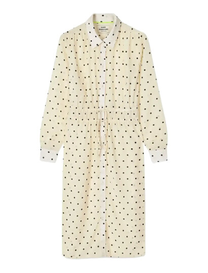 Mads Nørgaard Sheer Crink Mabel Dress   White   36