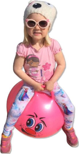 Hoppeball 55cm Rosa