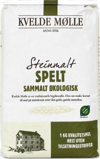 Kvelde økologisk sammalt speltmel 1 kg