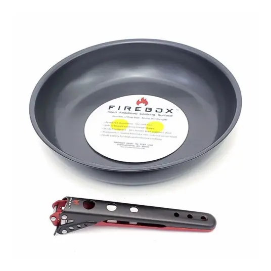 Stekepanne 28 cm med klype Firebox Frypan with Long Pan Lifter L