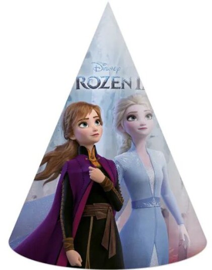 6 stk Partyhatter Frost 2 Disney Frozen 2 6 stk Partyhatter Frost 2 Disney Frozen 2