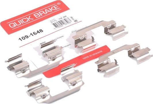 Tilbehørsett, skivebremse belegg QUICK BRAKE 109-1648