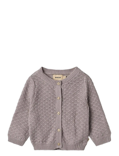 Wheat Knit Cardigan Magnella Purple 74 Wheat Knit Cardigan Magnella Purple 74