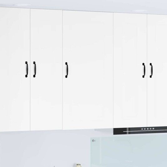  Kjøkkenskap Høyglanset hvit 50 x 31 x 100 cm Konstruert tre