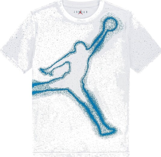 Jordan T skjorte Hvit m. Logo Jordan 8 10 år 128 140 T skjorte