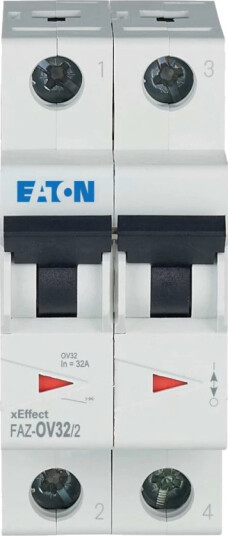 Eaton overbelastningsvern 32A 2-pol 10kA OV Eaton overbelastningsvern 32A 2-pol 10kA OV