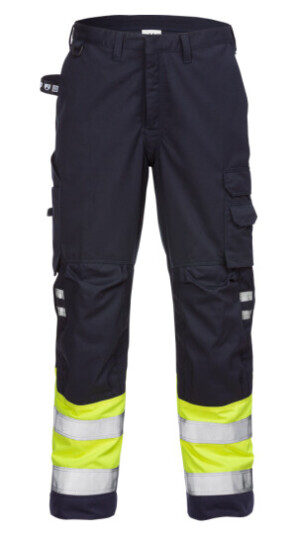 Fristads Byxa Flamestat 2176 Aths, Klass 1 Varsel Gul/marinblå D100