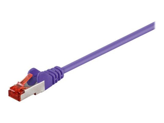 MicroConnect Cat6 Nettverkskabel 25 cm F/UTP Lilla