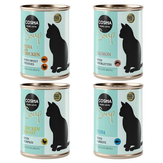 Cosma Økonomipakke Soup 24 X 100 G Mix (4 Sorter)