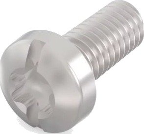 Schroff 24560 159 Skru Stål Rund Zink M2.5 Torx 24560159