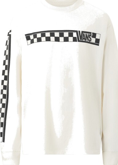 Vans - Collegegenser Vans Racing LS Tee - Hvit