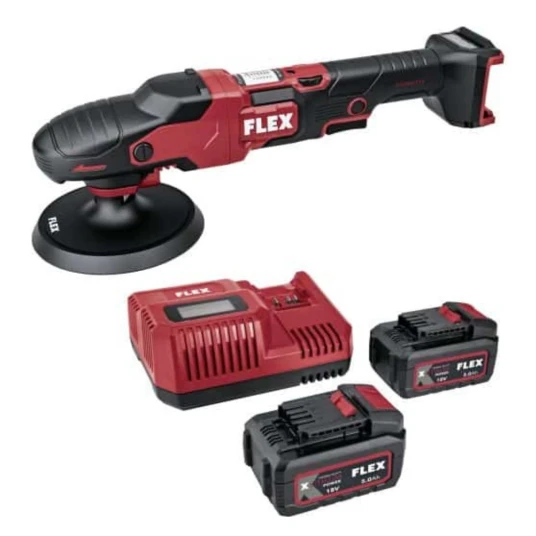 Flex Poleringsmaskin PE 150 18.0 EC Sett Med batteri i koffert