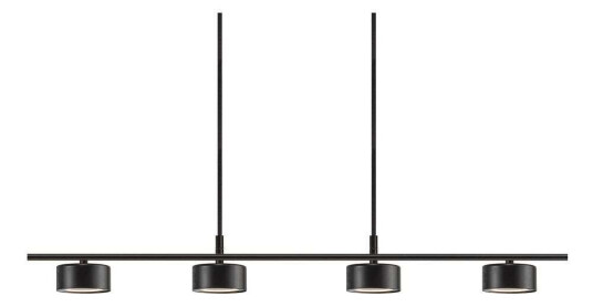 Nordlux - Clyde 4 LED Pendel Long Black