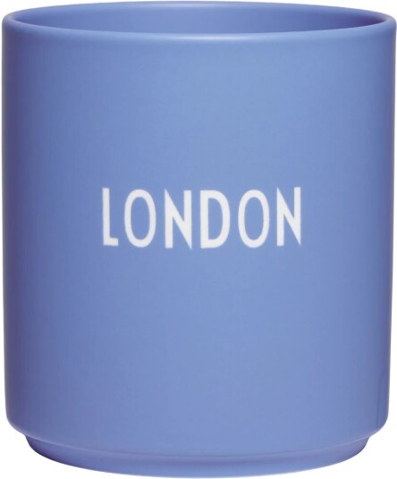 Design Letters favorittkopp International 25 cl London-blue