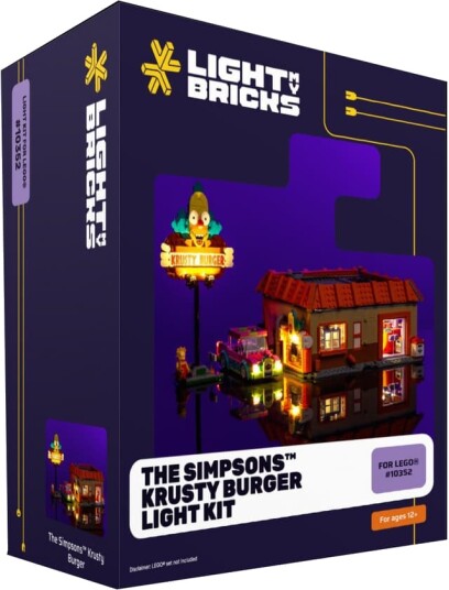 Light My Bricks The Simpsons Krusty Burger lyssett
