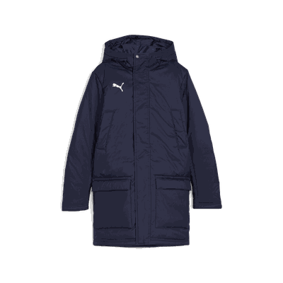 Puma teamFINAL Winter Jacket vinterjakke junior Dark Blue 140