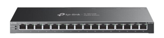 TP-LINK TL-SG116P V1-svitsj 16-ports Gigabit PoE+-svitsj TP-LINK TL-SG116P V1-svitsj 16-ports Gigabit PoE+-svitsj