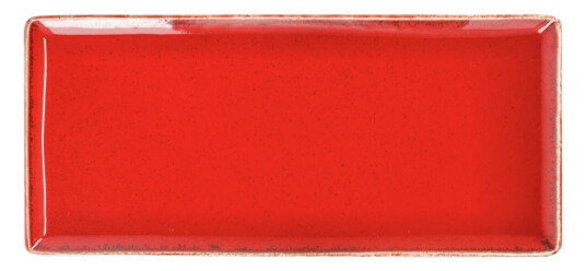 Vega Serveringsfat Sidina rektangulært 35x16x2 cm Rød Rektangulær 2 Stykk / Forpakning