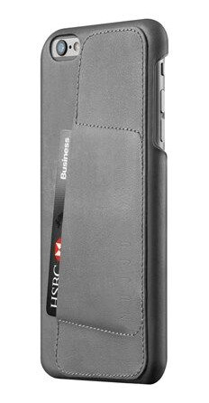 Mujjo Leather Wallet Case 80° - back cover for mobile phone