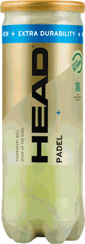 Head 3B Padel Pro S+ padelballer Gul STD Head 3B Padel Pro S+ padelballer Gul STD