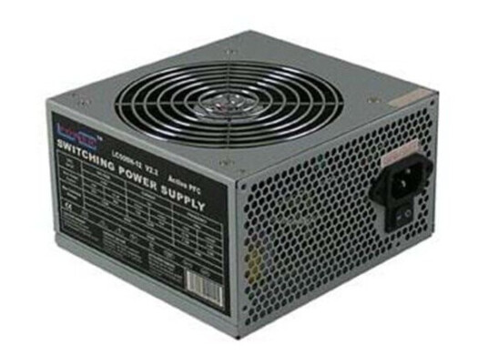 LC Power Office Series V1.3 - 500W Strømforsyning (PSU) - 500 Watt - 120 mm - 80 Plus