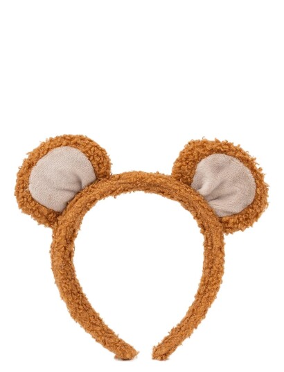 Teddykompaniet Diadem Nalle   Brown   19X18CM
