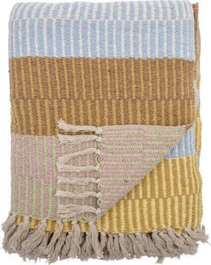Bloomingville Isnel Throw Multi/patterned 160X130CM Bloomingville Isnel Throw Multi/patterned 160X130CM