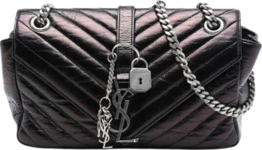 Yves Saint Laurent Vintage Dame Pre owned Svart ONE SIZE, Yves Saint Laurent Vintage Dame Pre owned Svart ONE SIZE,