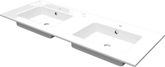 Linn Bad Freya Møbel Hvit 120cm Dobbel