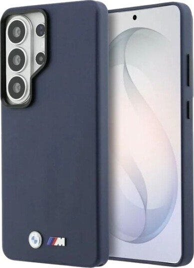 BMW M Metal Logo MagSafe Case for Samsung Galaxy S26 Ultra Navy Blue