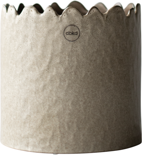 Dbkd Flowery krukke Ø16 cm Beige Dbkd Flowery krukke Ø16 cm Beige