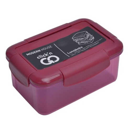Modern House Click'n Go matboks Burgunder 1,1L