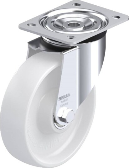 Blickle 73643 L-Po 175K Hjul, Hjuldiameter 175 Mm, Bæreevne (Maks.) 400 Kg, 1 Stk