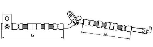 Bremseslange METZGER 4110706