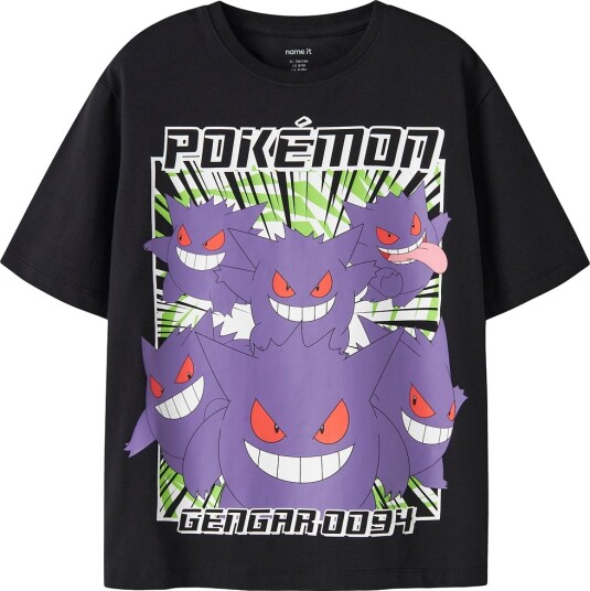 Name It T skjorte   NkmSixth   Pokémon   Black   Name It   11 12 år (146 152)   T skjorte Grønn Lilla Rød Svart