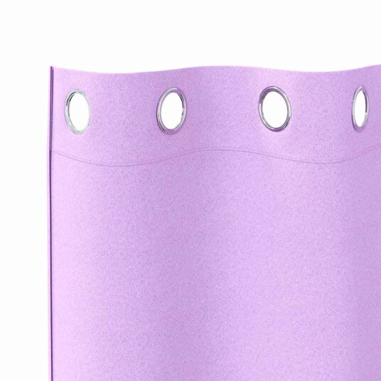  Gardiner med gardiner 2 pcs Lilla Polyester