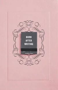Burn After Writing Av Sharon Jones