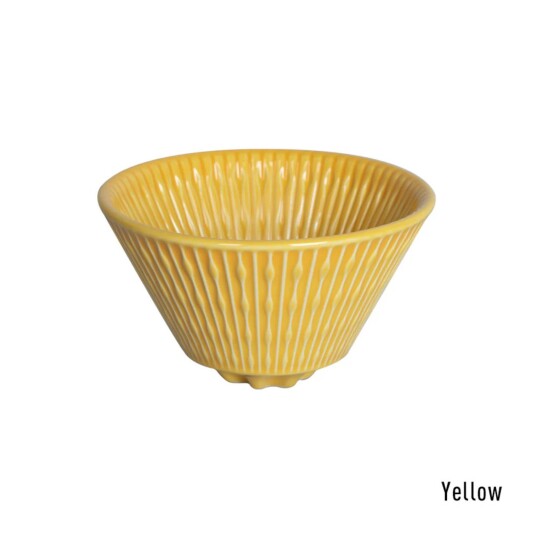 Loveramics Flatbed Coffee Dripper Yellow Loveramics Flatbed Coffee Dripper Yellow