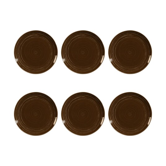 Seltmann Weiden Terra tallerken Ø 22,7 cm 6-pakning Earth Brown