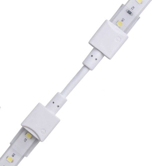 Vanntett samler med ledning til LED stripe 8mm enkeltfarget IP68 5V 24V