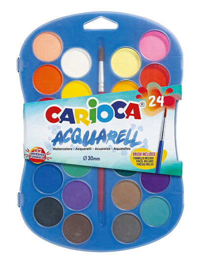 Carioca Carioca Vattenfärger 24 St - Multi/patterned - ONE SIZE