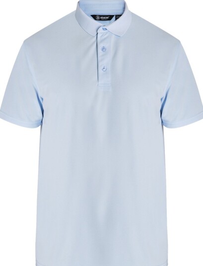 Abacus M Prestwick Recycled Blå Golf pologenser herre 310 Lt.Blue Small