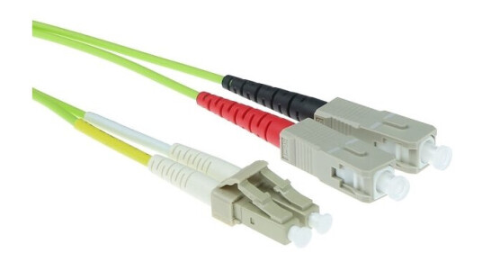 Act Mtrj-Sc 9/125Um Os1 Dupleks 5M Rl5905 Fiberoptisk Kabel Hvit Rl5905