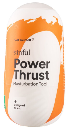 Sinful Power Thrust Onanihylse - Oransje - Oransje