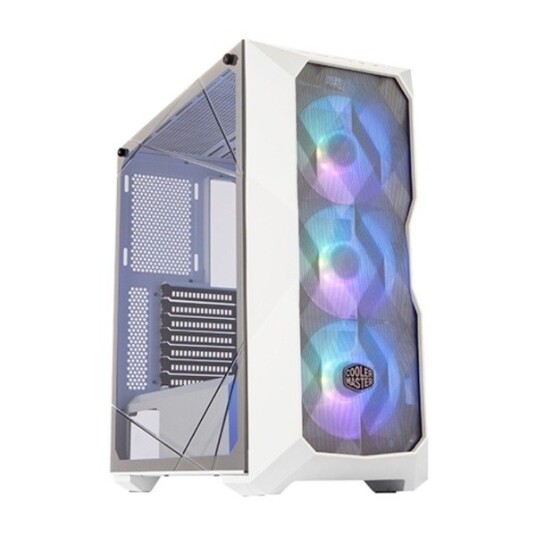 Cooler Master MasterBox TD500 MESH with ARGB Controller - Kabinett - Miditower - Hvit Cooler Master MasterBox TD500 MESH with ARGB Controller - Kabinett - Miditower - Hvit