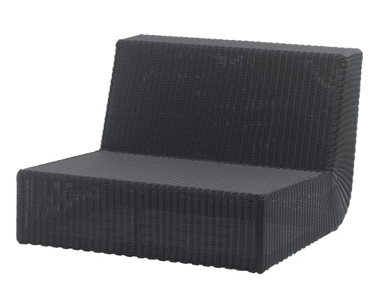Cane-line Savannah midtdel Svart Svart Cane-line Savannah midtdel Svart Svart