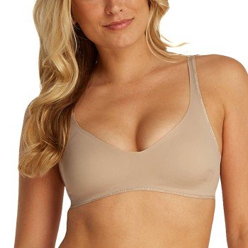 Tommy Hilfiger BH Seamless Triangle Bra Sand X-Large Dame Tommy Hilfiger BH Seamless Triangle Bra Sand X-Large Dame