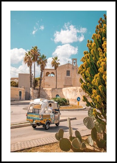 Tuk Tuk Ride Poster Plakat / 100x150cm Tuk Tuk Ride Poster Plakat / 100x150cm