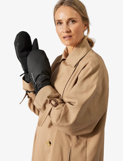 Adax Adax Mitten Samira - Black - ONE SIZE